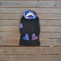 Hoody dress age 2 black