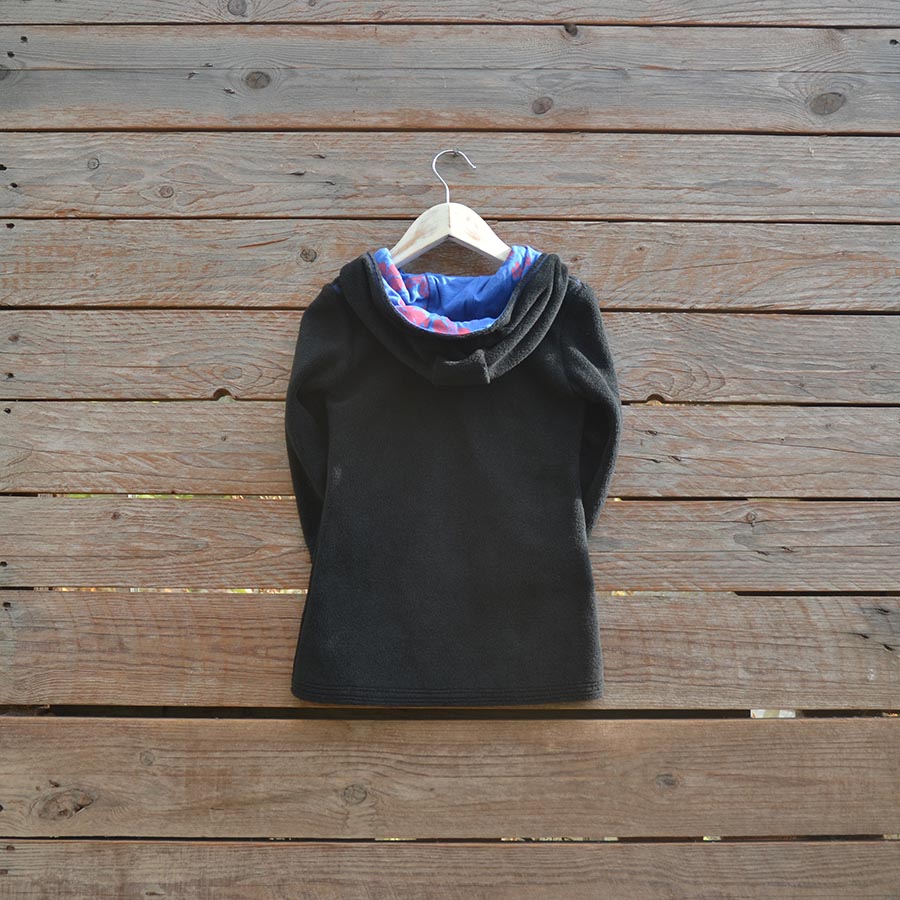 Back Hoody dress age 2 black