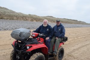Terry and Jon from the Welsh Marine Wildlife rescue