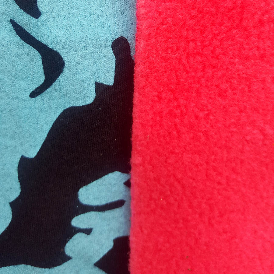 Pink-black Men's reversible hoody in pink/black